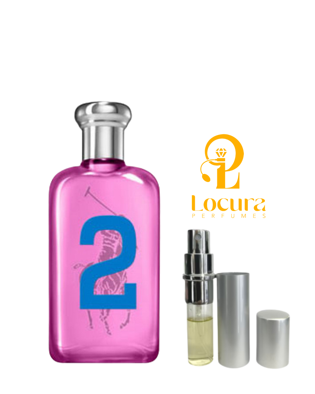 Ralph Lauren big pony NRO2 (rosado) EDT Decants 10ML