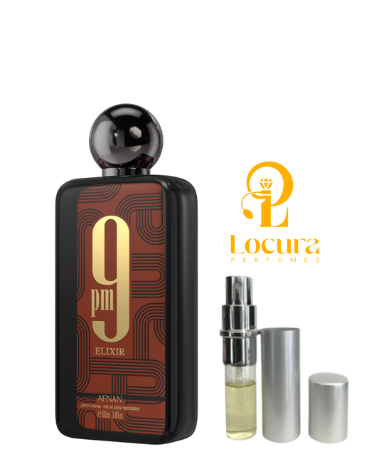 Afnan 9PM Elixir Decants 10ML